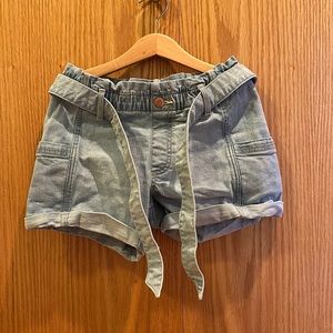 Abercrombie kids high-rise paperbag waist short